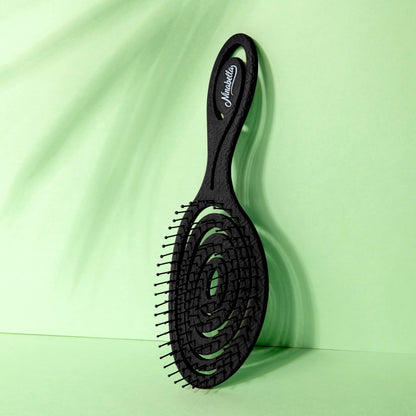 Ninabella Detangling Hair Brush for Women & Men - Black