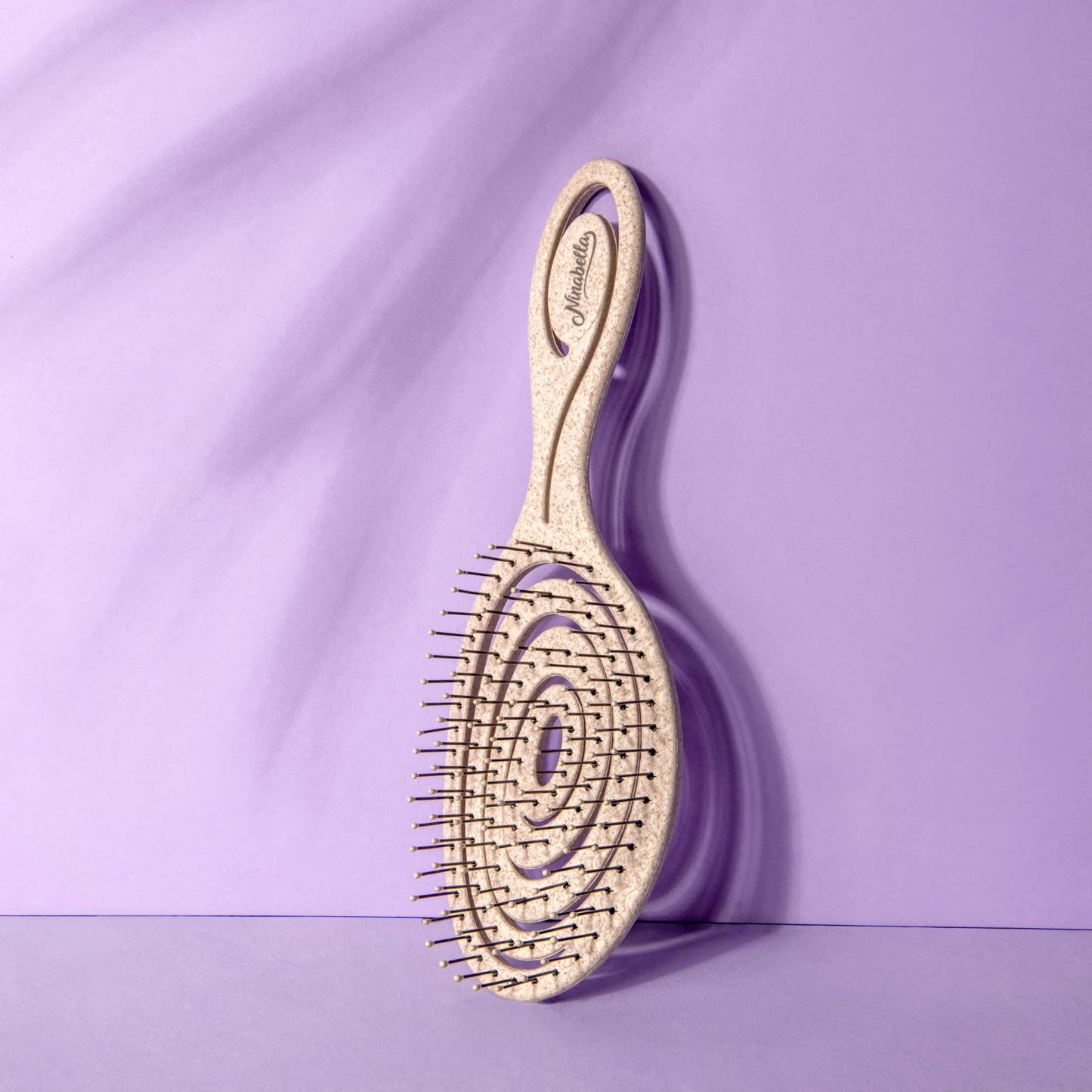 Ninabella Detangling Hair Brush for Women & Men - Cream