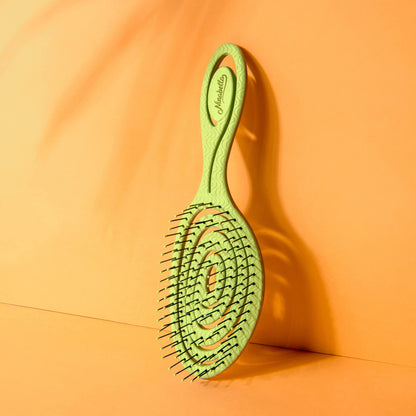 Ninabella Detangling Hair Brush for Women & Men - Lime Green