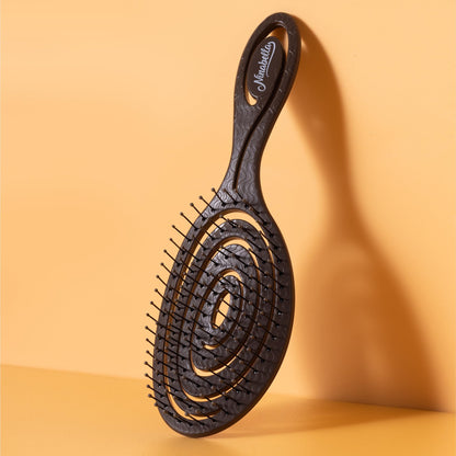 Ninabella Detangling Hair Brush for Women & Men - Chocolate Brown