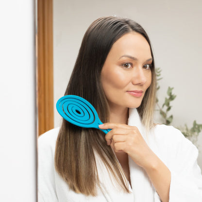 Ninabella Detangling Hair Brush for Women & Men - Ocean Blue