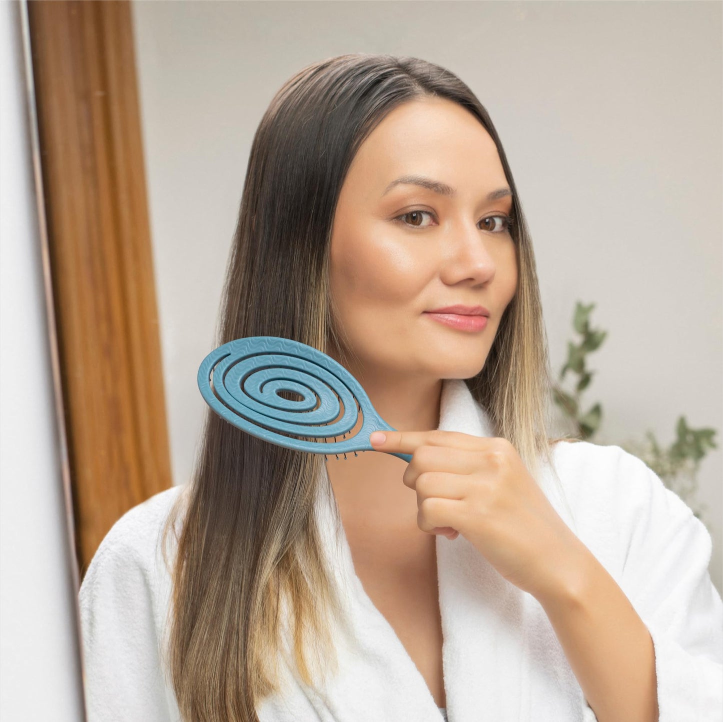 Ninabella Detangling Hair Brush for Women & Men - Teal