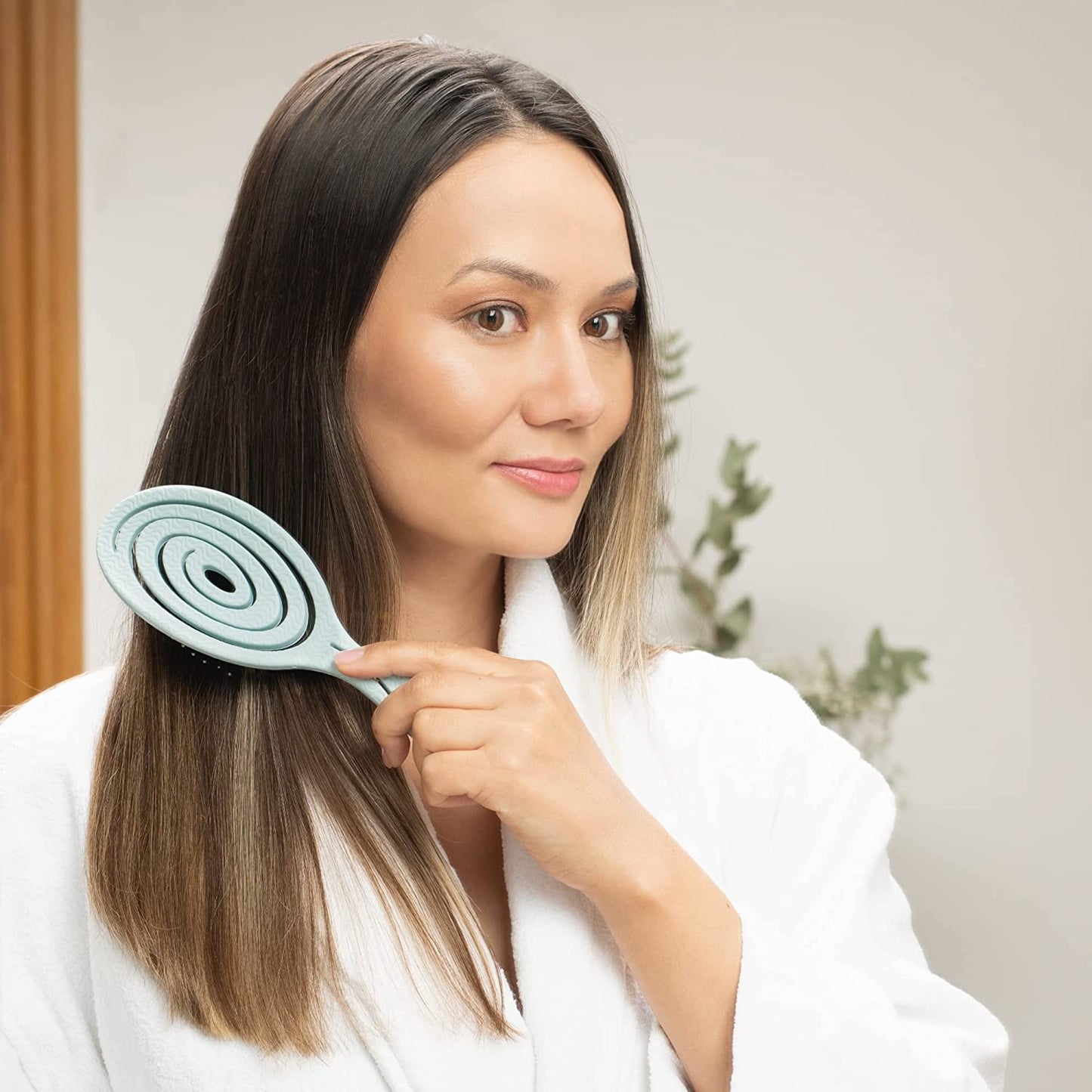 Ninabella Detangling Hair Brush for Women & Men - Blue
