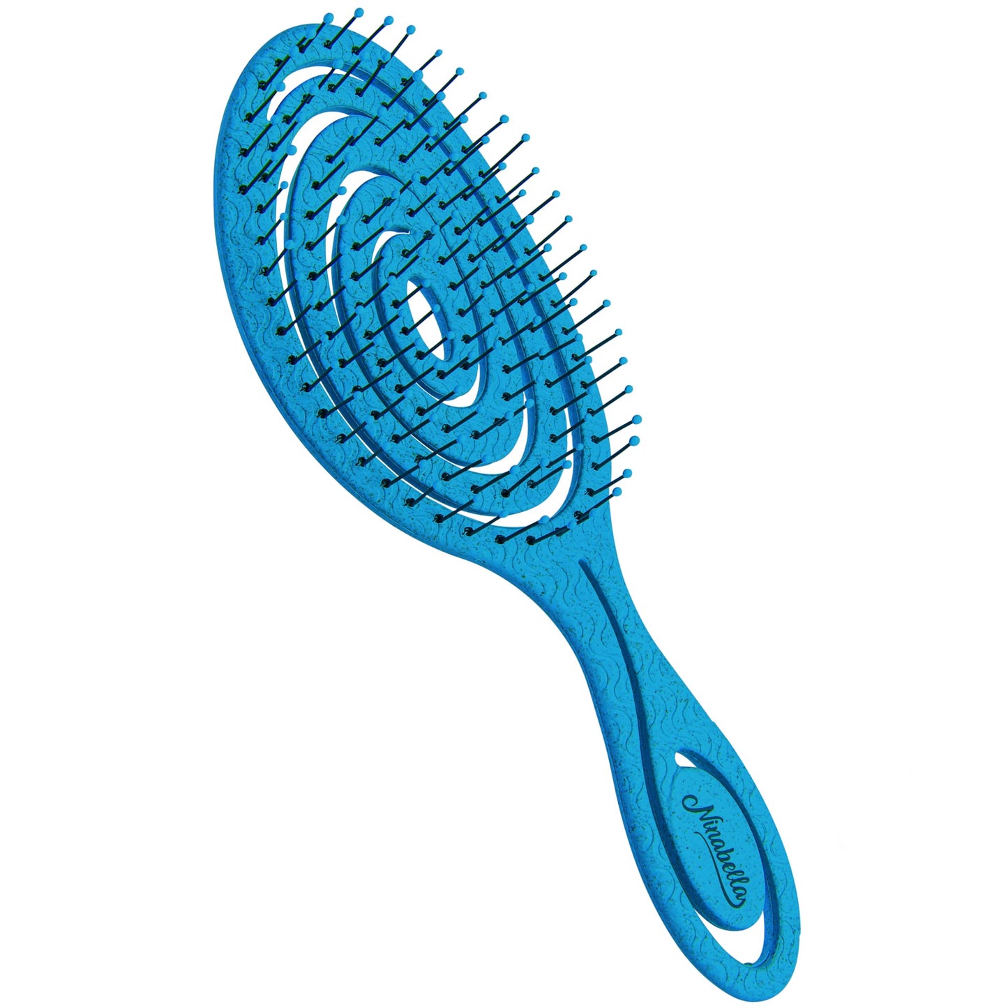 Ninabella Detangling Hair Brush for Women & Men - Ocean Blue
