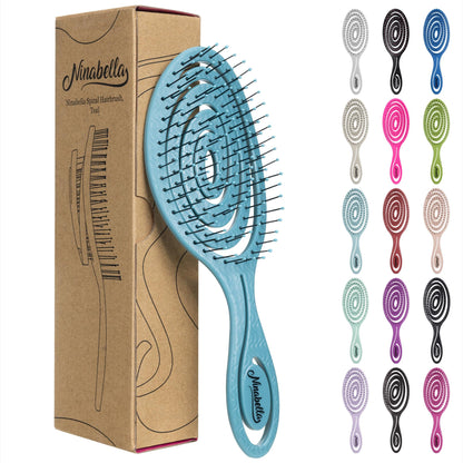 Ninabella Detangling Hair Brush for Women & Men - Teal